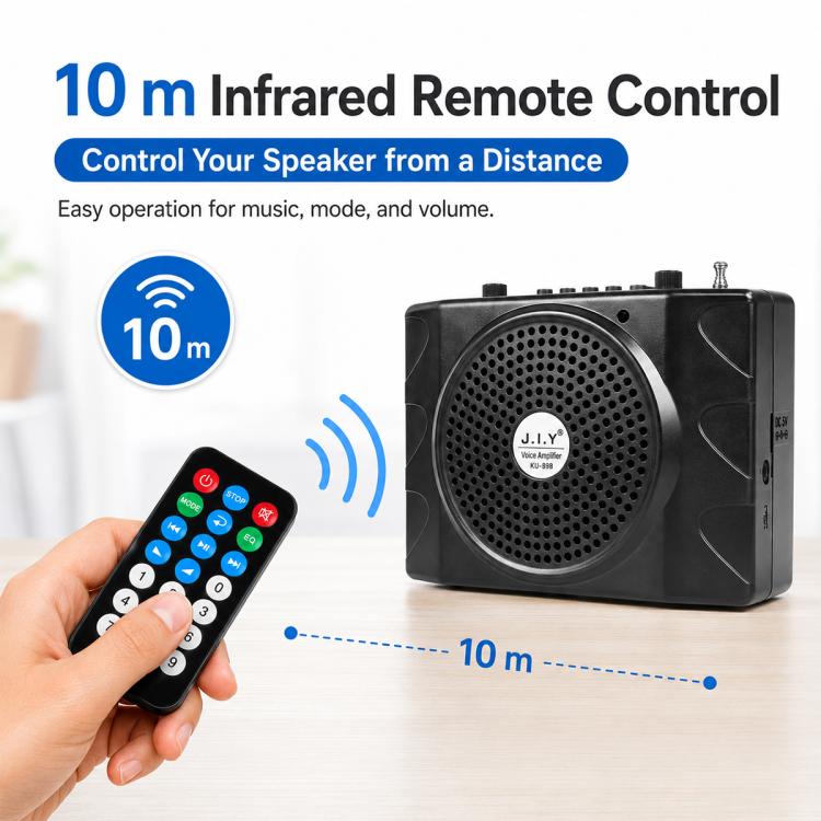 KU-898 Bluetooth Portable Microphone Teaching Voice Amplifier, US Plug, EU Plug, UK Plug