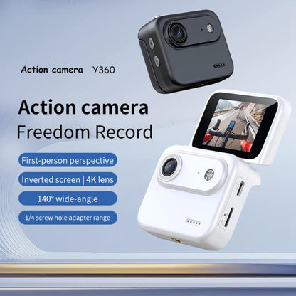 Y360 2.0 inch Screen 140 Degrees Wide Angle 4K Sport Action Camera