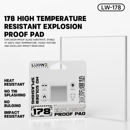 Plaque antidéflagrante haute température Luowei LW-178, LW-178