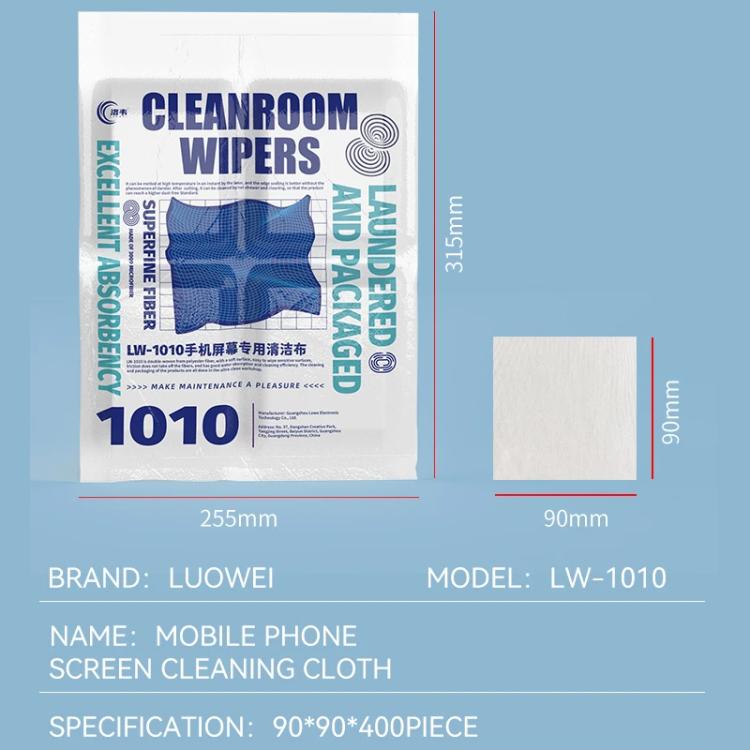 LUOWEI LW-1010 Superfine Anti Static Dust-free Cleaning Cloth, LW-1010