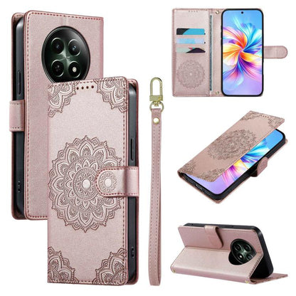 Totem Embossed Magnetic Closure Vegan Leather Phone Case with Strap, For Realme C75 4G / 14X 5G, For Realme C63 4G / Narzo N63 4G, For Realme 13+, For Realme 12+ / 12 4G / 13 4G, For Realme 13 Pro / 13 Pro+, For Realme 12 5G / 12X 5G / C65 5G          ...