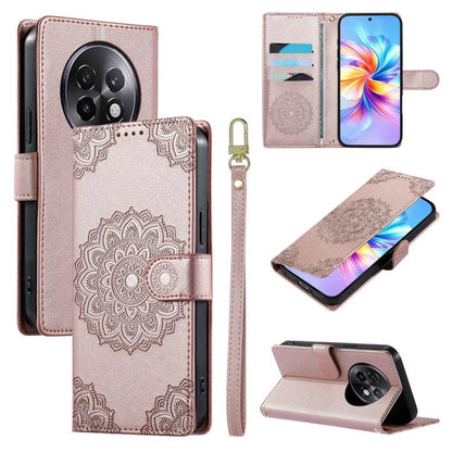 Totem Embossed Magnetic Closure Vegan Leather Phone Case with Strap, For Realme C75 4G / 14X 5G, For Realme C63 4G / Narzo N63 4G, For Realme 13+, For Realme 12+ / 12 4G / 13 4G, For Realme 13 Pro / 13 Pro+, For Realme 12 5G / 12X 5G / C65 5G          ...