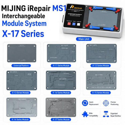 Mijing MS1 Intelligent Desoldering Platform for iPhone X-17 Pro Max, US Plug, EU Plug