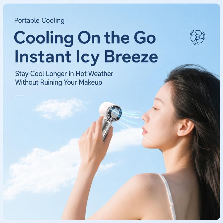 K813 Mini High Speed ??Cooling Fan with Digital Display