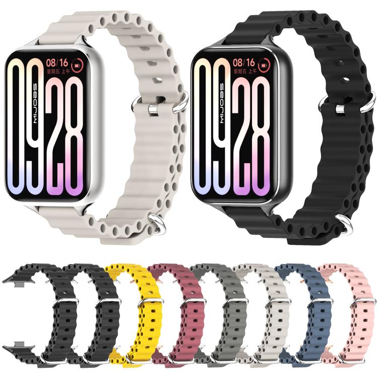 MIJOBS Ocean Silicone Breathable Watch Band, For Xiaomi Band 10 Pro / Redmi Watch 6 / 5