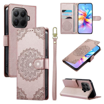 Totem Embossed Magnetic Closure Vegan Leather Phone Case with Strap, For Xiaomi Poco M7 4G 171mm, For Xiaomi 15T Pro 5G, For Xiaomi 15T 5G, For Xiaomi Poco F7 / Redmi Turbo 4 Pro, For Xiaomi 15 Ultra, For Xiaomi Poco X7 Pro / Redmi Turbo 4             ...