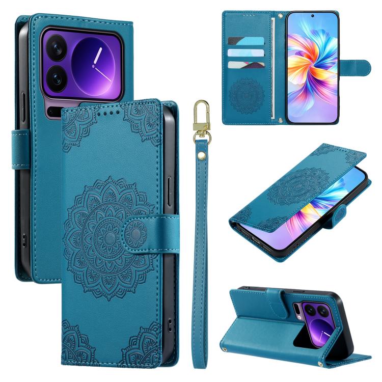 Totem Embossed Magnetic Closure Vegan Leather Phone Case with Strap, For Xiaomi 17 Max, For Xiaomi 17T Pro 5G, For Xiaomi 17T 5G, For Xiaomi Poco X8 Pro Max / Redmi Turbo 5 Max, For Xiaomi Poco X8 Pro 5G / Redmi Turbo 5 5G, For Xiaomi 17 Ultra         ...