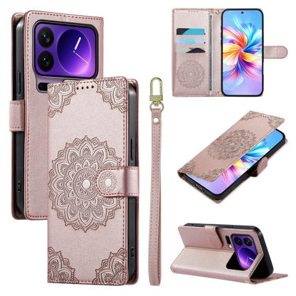 Totem Embossed Magnetic Closure Vegan Leather Phone Case with Strap, For Xiaomi 17 Max, For Xiaomi 17T Pro 5G, For Xiaomi 17T 5G, For Xiaomi Poco X8 Pro Max / Redmi Turbo 5 Max, For Xiaomi Poco X8 Pro 5G / Redmi Turbo 5 5G, For Xiaomi 17 Ultra         ...