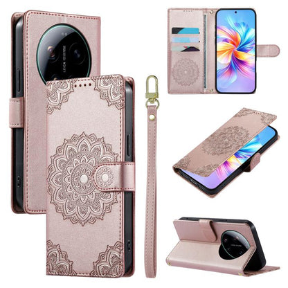 Totem Embossed Magnetic Closure Vegan Leather Phone Case with Strap, For Xiaomi 17 Max, For Xiaomi 17T Pro 5G, For Xiaomi 17T 5G, For Xiaomi Poco X8 Pro Max / Redmi Turbo 5 Max, For Xiaomi Poco X8 Pro 5G / Redmi Turbo 5 5G, For Xiaomi 17 Ultra         ...