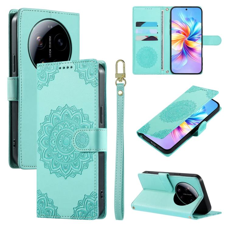 Totem Embossed Magnetic Closure Vegan Leather Phone Case with Strap, For Xiaomi 17 Max, For Xiaomi 17T Pro 5G, For Xiaomi 17T 5G, For Xiaomi Poco X8 Pro Max / Redmi Turbo 5 Max, For Xiaomi Poco X8 Pro 5G / Redmi Turbo 5 5G, For Xiaomi 17 Ultra         ...