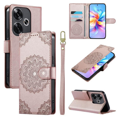 Totem Embossed Magnetic Closure Vegan Leather Phone Case with Strap, For Xiaomi Poco M7 4G 171mm, For Xiaomi 15T Pro 5G, For Xiaomi 15T 5G, For Xiaomi Poco F7 / Redmi Turbo 4 Pro, For Xiaomi 15 Ultra, For Xiaomi Poco X7 Pro / Redmi Turbo 4             ...