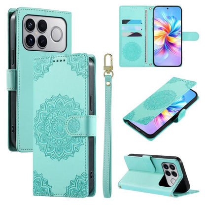 Totem Embossed Magnetic Closure Vegan Leather Phone Case with Strap, For Xiaomi 17 Max, For Xiaomi 17T Pro 5G, For Xiaomi 17T 5G, For Xiaomi Poco X8 Pro Max / Redmi Turbo 5 Max, For Xiaomi Poco X8 Pro 5G / Redmi Turbo 5 5G, For Xiaomi 17 Ultra         ...