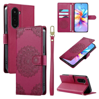 Totem Embossed Magnetic Closure Vegan Leather Phone Case with Strap, For Xiaomi 17 Max, For Xiaomi 17T Pro 5G, For Xiaomi 17T 5G, For Xiaomi Poco X8 Pro Max / Redmi Turbo 5 Max, For Xiaomi Poco X8 Pro 5G / Redmi Turbo 5 5G, For Xiaomi 17 Ultra         ...