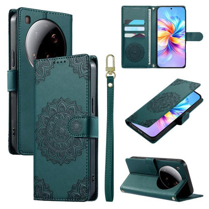 Totem Embossed Magnetic Closure Vegan Leather Phone Case with Strap, For Xiaomi Poco M7 4G 171mm, For Xiaomi 15T Pro 5G, For Xiaomi 15T 5G, For Xiaomi Poco F7 / Redmi Turbo 4 Pro, For Xiaomi 15 Ultra, For Xiaomi Poco X7 Pro / Redmi Turbo 4             ...
