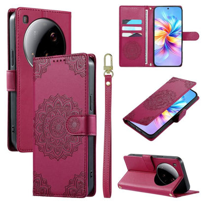 Totem Embossed Magnetic Closure Vegan Leather Phone Case with Strap, For Xiaomi Poco M7 4G 171mm, For Xiaomi 15T Pro 5G, For Xiaomi 15T 5G, For Xiaomi Poco F7 / Redmi Turbo 4 Pro, For Xiaomi 15 Ultra, For Xiaomi Poco X7 Pro / Redmi Turbo 4             ...