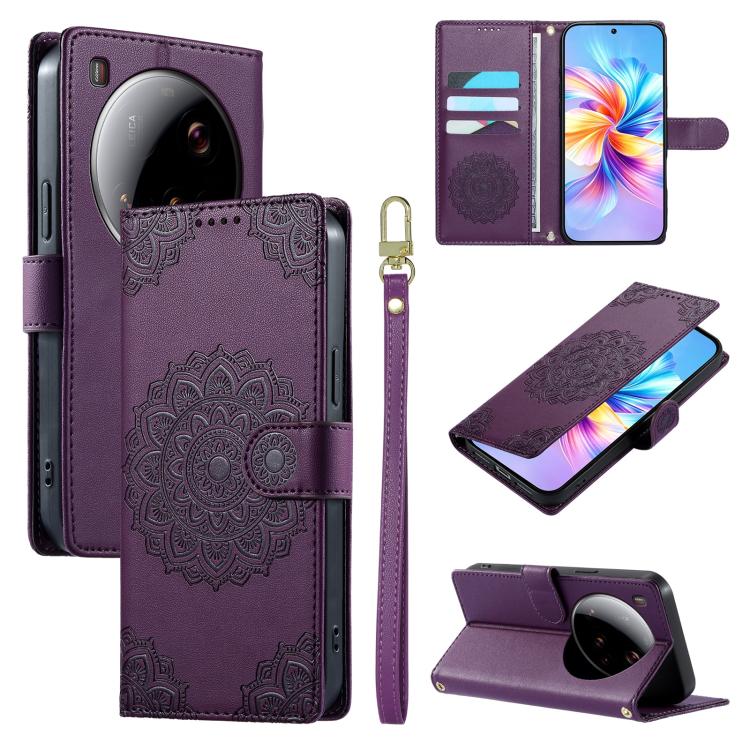 Totem Embossed Magnetic Closure Vegan Leather Phone Case with Strap, For Xiaomi Poco M7 4G 171mm, For Xiaomi 15T Pro 5G, For Xiaomi 15T 5G, For Xiaomi Poco F7 / Redmi Turbo 4 Pro, For Xiaomi 15 Ultra, For Xiaomi Poco X7 Pro / Redmi Turbo 4             ...