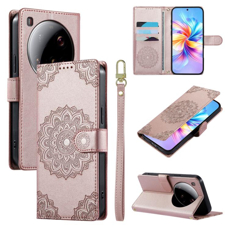 Totem Embossed Magnetic Closure Vegan Leather Phone Case with Strap, For Xiaomi Poco M7 4G 171mm, For Xiaomi 15T Pro 5G, For Xiaomi 15T 5G, For Xiaomi Poco F7 / Redmi Turbo 4 Pro, For Xiaomi 15 Ultra, For Xiaomi Poco X7 Pro / Redmi Turbo 4             ...