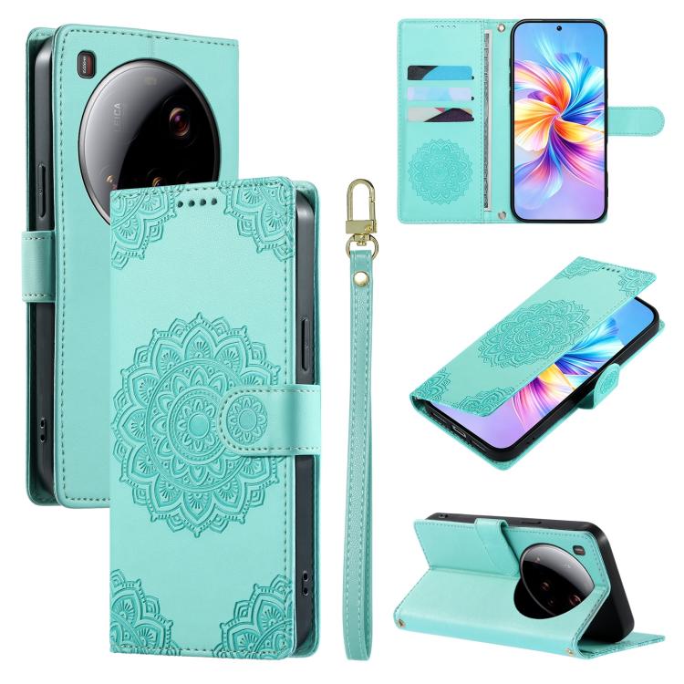 Totem Embossed Magnetic Closure Vegan Leather Phone Case with Strap, For Xiaomi Poco M7 4G 171mm, For Xiaomi 15T Pro 5G, For Xiaomi 15T 5G, For Xiaomi Poco F7 / Redmi Turbo 4 Pro, For Xiaomi 15 Ultra, For Xiaomi Poco X7 Pro / Redmi Turbo 4             ...