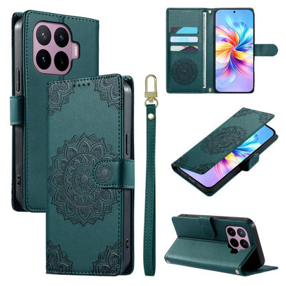 Totem Embossed Magnetic Closure Vegan Leather Phone Case with Strap, For Xiaomi 17 Max, For Xiaomi 17T Pro 5G, For Xiaomi 17T 5G, For Xiaomi Poco X8 Pro Max / Redmi Turbo 5 Max, For Xiaomi Poco X8 Pro 5G / Redmi Turbo 5 5G, For Xiaomi 17 Ultra         ...