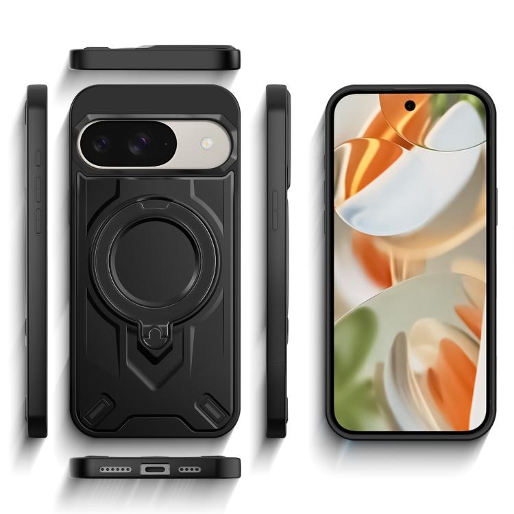 Dijia Rotating Bracket Magnetic Phone Case, For Google Pixel 10 / 10 Pro / 9 Pro