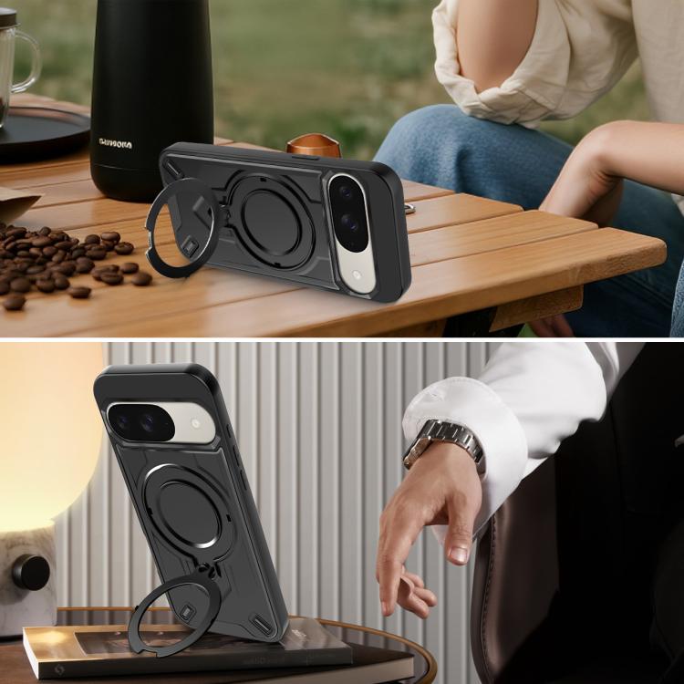 Dijia Rotating Bracket Magnetic Phone Case, For Google Pixel 10 / 10 Pro / 9 Pro