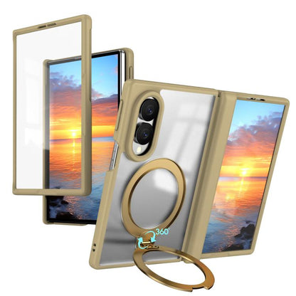 Hinge 360 Rotation Magnetic Ring Holder Phone Case, No Film, For  Galaxy Z Fold8 5G, For Galaxy Z Fold8 Ultra 5G, For Galaxy Z Fold7 5G