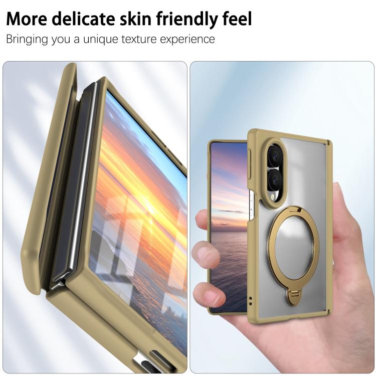 Hinge 360 Rotation Magnetic Ring Holder Phone Case, No Film, For  Galaxy Z Fold8 5G, For Galaxy Z Fold8 Ultra 5G, For Galaxy Z Fold7 5G