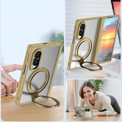 Hinge 360 Rotation Magnetic Ring Holder Phone Case, No Film, For  Galaxy Z Fold8 5G, For Galaxy Z Fold8 Ultra 5G, For Galaxy Z Fold7 5G