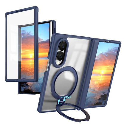 Hinge 360 Rotation Magnetic Ring Holder Phone Case, No Film, For  Galaxy Z Fold8 5G, For Galaxy Z Fold8 Ultra 5G, For Galaxy Z Fold7 5G