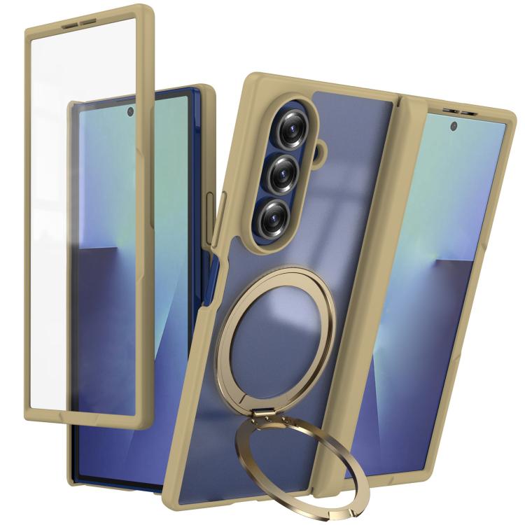 Hinge 360 Rotation Magnetic Ring Holder Phone Case, No Film, For  Galaxy Z Fold8 5G, For Galaxy Z Fold8 Ultra 5G, For Galaxy Z Fold7 5G