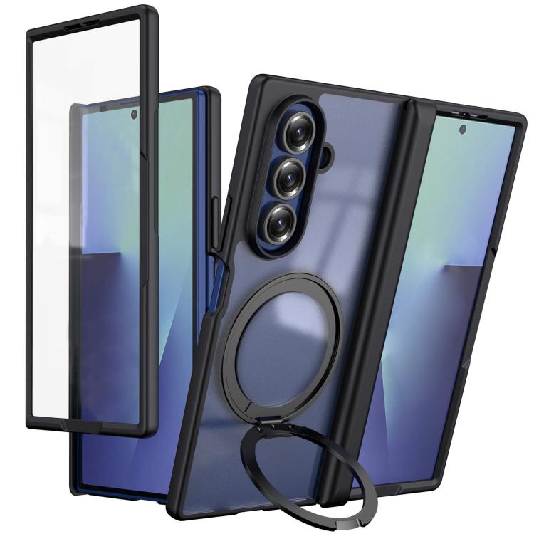 Hinge 360 Rotation Magnetic Ring Holder Phone Case, No Film, For  Galaxy Z Fold8 5G, For Galaxy Z Fold8 Ultra 5G, For Galaxy Z Fold7 5G