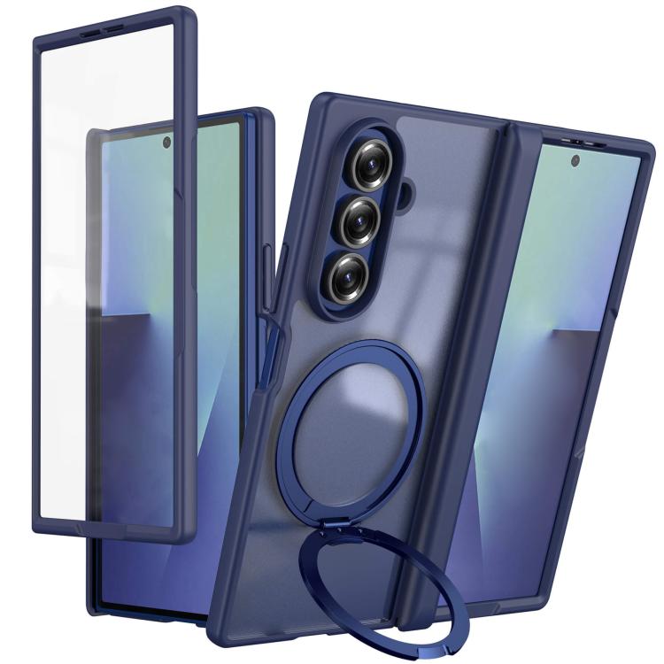 Hinge 360 Rotation Magnetic Ring Holder Phone Case, No Film, For  Galaxy Z Fold8 5G, For Galaxy Z Fold8 Ultra 5G, For Galaxy Z Fold7 5G
