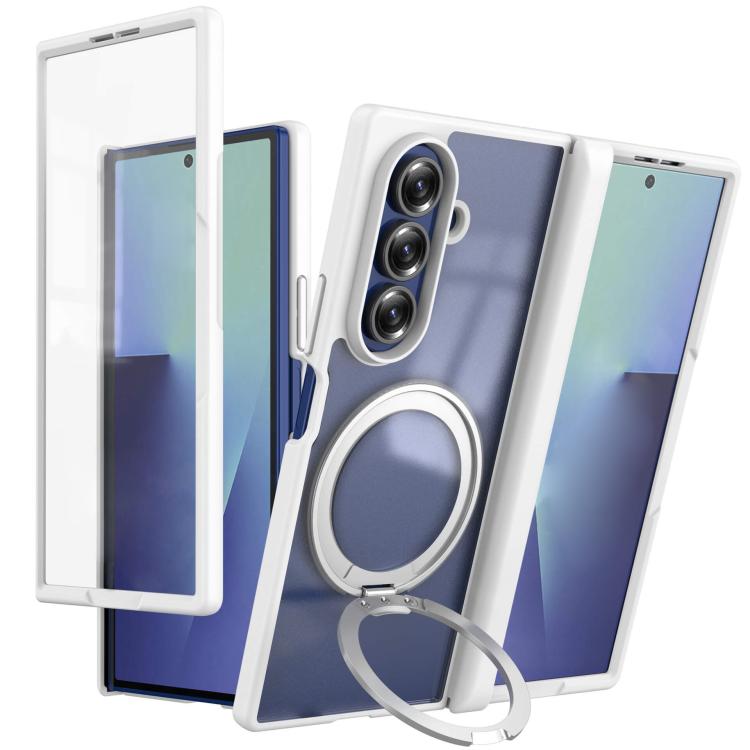 Hinge 360 Rotation Magnetic Ring Holder Phone Case, No Film, For  Galaxy Z Fold8 5G, For Galaxy Z Fold8 Ultra 5G, For Galaxy Z Fold7 5G