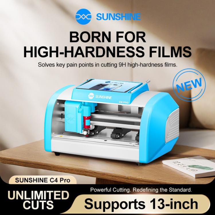 SUNSHINE C4 Pro 13-inch Intelligent High-Hardness Film Cutting Machine, AU Plug, EU Plug, UK Plug, US Plug