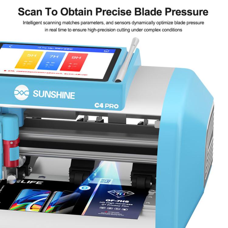 SUNSHINE C4 Pro 13-inch Intelligent High-Hardness Film Cutting Machine, AU Plug, EU Plug, UK Plug, US Plug