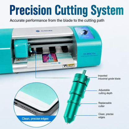 SUNSHINE SS-890C Pro 12.9-inch Flexible Hydrogel Film Dual Intelligent Auto Cutting Machine, AU Plug, EU Plug, UK Plug, US Plug