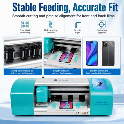 SUNSHINE SS-890C Pro 12.9-inch Flexible Hydrogel Film Dual Intelligent Auto Cutting Machine, AU Plug, EU Plug, UK Plug, US Plug