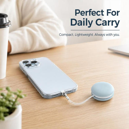 Multifunctional Portable Macaron Shape Phone Screen Cleaner Cloth with Lanyard