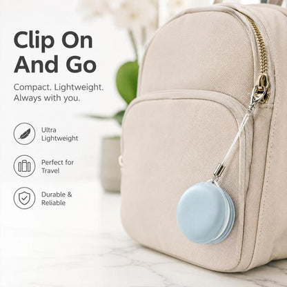 Multifunctional Portable Macaron Shape Phone Screen Cleaner Cloth with Lanyard