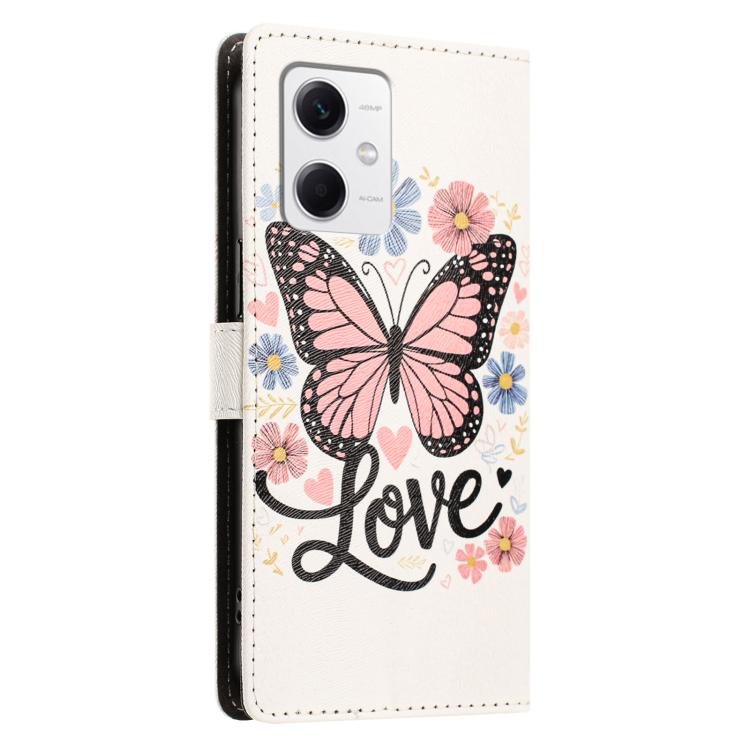 CH002 Colored Drawing Buckle Clasp Vegan Leather Phone Case, For Redmi Note 12 5G Global / Xiaomi Poco X5