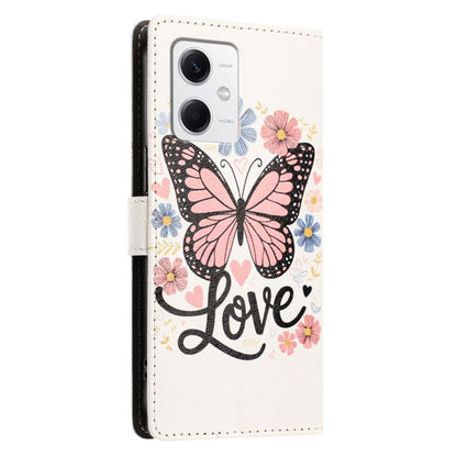 CH002 Colored Drawing Buckle Clasp Vegan Leather Phone Case, For Redmi Note 12 5G Global / Xiaomi Poco X5
