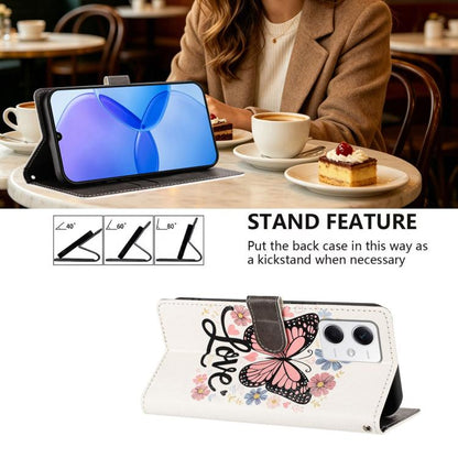 CH002 Colored Drawing Buckle Clasp Vegan Leather Phone Case, For Redmi Note 12 5G Global / Xiaomi Poco X5