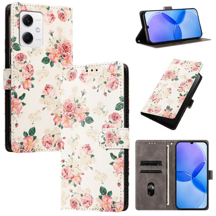 CH002 Colored Drawing Buckle Clasp Vegan Leather Phone Case, For Redmi Note 12 5G Global / Xiaomi Poco X5