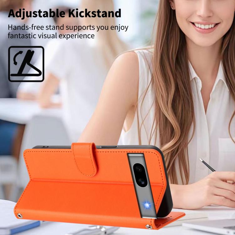 Happy Heart Pattern Magnetic Closure Vegan Leather Phone Case with Wrist Strap, For Google Pixel 7a, For Google Pixel 7 Pro 5G, For Google Pixel 7 5G, For Google Pixel 6a