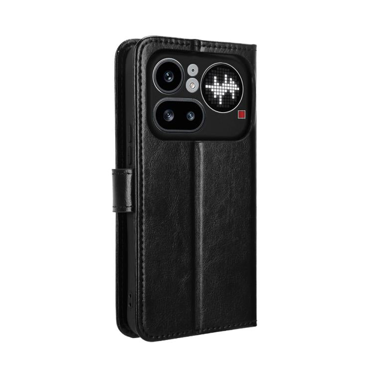 Retro Crazy Horse Texture Vegan Leather Phone Case, For Nothing Phone 4a Pro, For Nothing Phone 4a