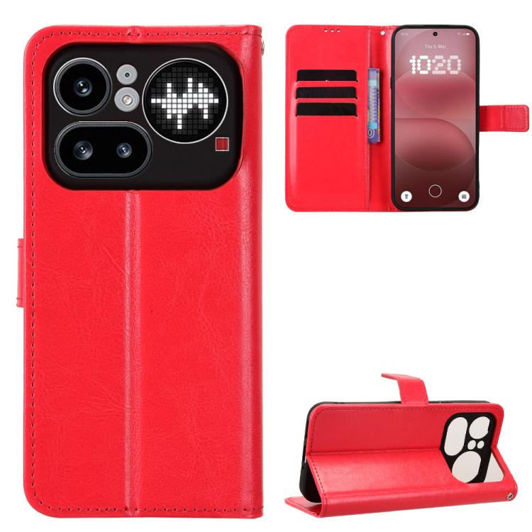Retro Crazy Horse Texture Vegan Leather Phone Case, For Nothing Phone 4a Pro, For Nothing Phone 4a