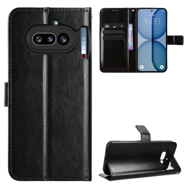 Retro Crazy Horse Texture Vegan Leather Phone Case, For Nothing Phone 4a Pro, For Nothing Phone 4a