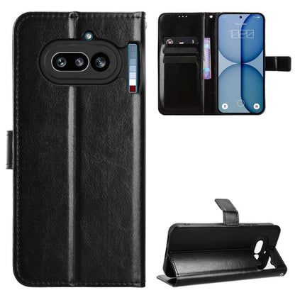 Retro Crazy Horse Texture Vegan Leather Phone Case, For Nothing Phone 4a Pro, For Nothing Phone 4a