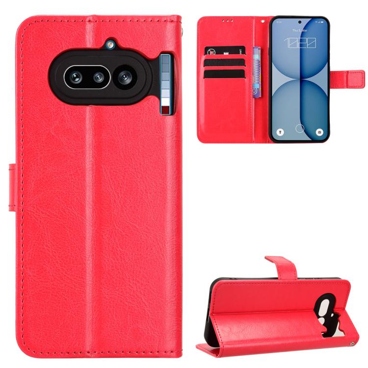 Retro Crazy Horse Texture Vegan Leather Phone Case, For Nothing Phone 4a Pro, For Nothing Phone 4a