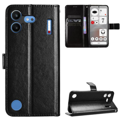 Retro Crazy Horse Texture Vegan Leather Phone Case, For Nothing Phone 4b, For Nothing Phone 4a Pro, For Nothing Phone 4a